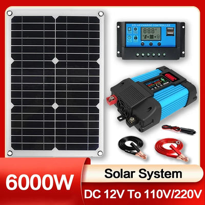 Kit Solaire Complet Onduleur 110V 220V