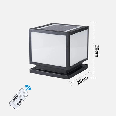 Lampe Solaire de Pilier Portail Étanche IP65