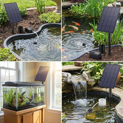 Pompe à Oxygène Solaire pour Aquarium et Bassin