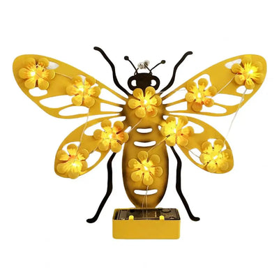 Lampe Solaire Hibou en Métal IP65 Décoration Murale