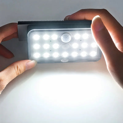 Applique Murale Solaire Extérieur 19 LED Détecteur de Mouvement