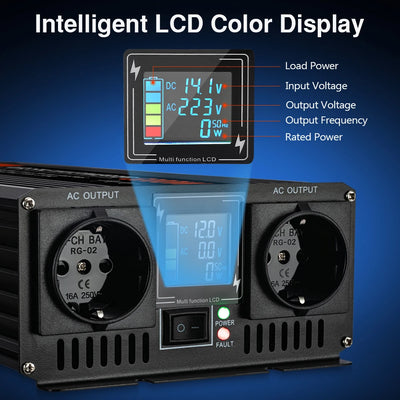 Convertisseur Solaire Onde Pure 6000W 12V/24V/48V