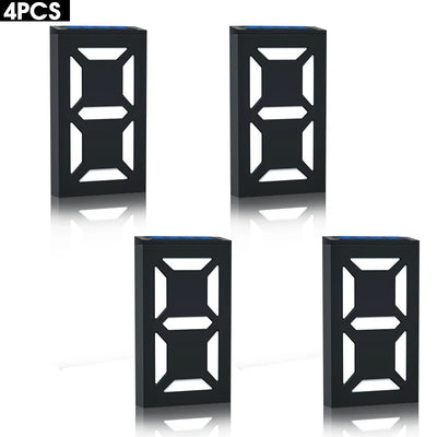Plaque numéro maison solaire pack plusieurs pièces