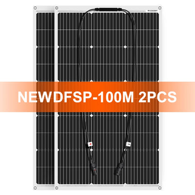 Panneau Solaire Flexible DOKIO 100W 200W 400W Monocristallin
