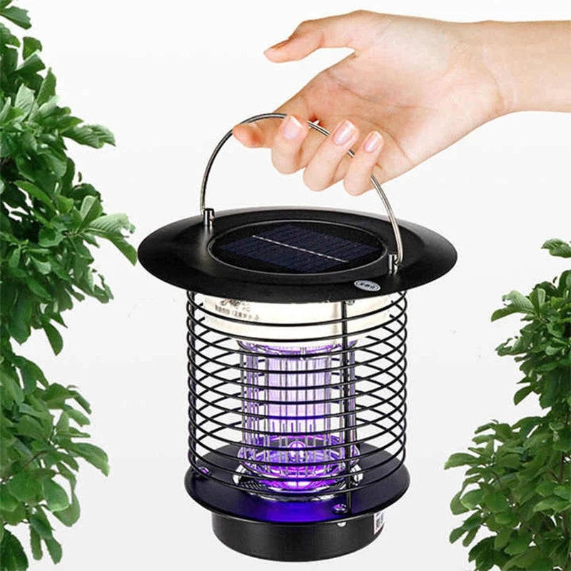 Lampe solaire anti-moustique UV pour extérieur