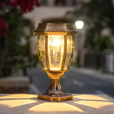 Lampe Solaire de Poteau Étanche Pilier Jardin - vue 4
