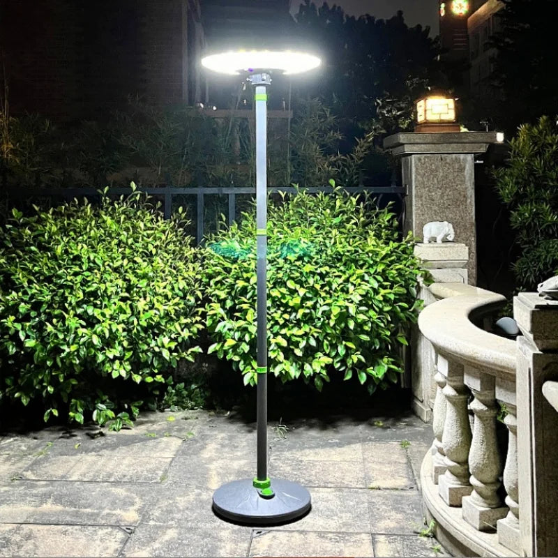 Lampadaire Solaire Portable Détecteur de Mouvement – éclairage LED allumé de nuit
