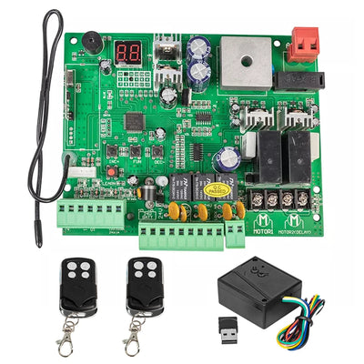 Carte de Commande Portail Battant Solaire 12V 24V