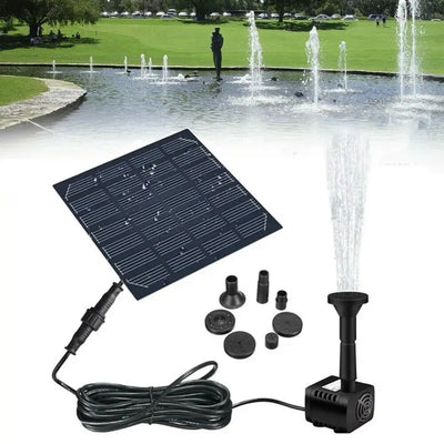 Kit Fontaine Solaire Miniature 1,4 W pour Jardin