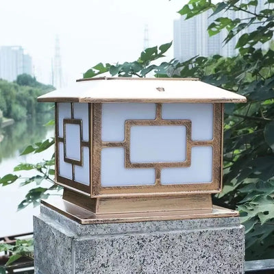 Lampe Solaire de Pilier Portail Étanche