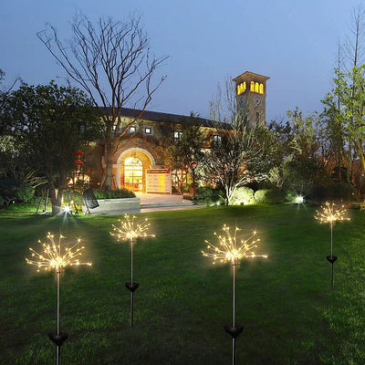 Guirlande Solaire Feu d'Artifice LED Étanche Décoration Jardin