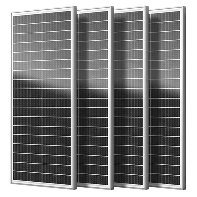 Panneau Solaire Rigide Monocristallin 100W 12V pour Camping-Car