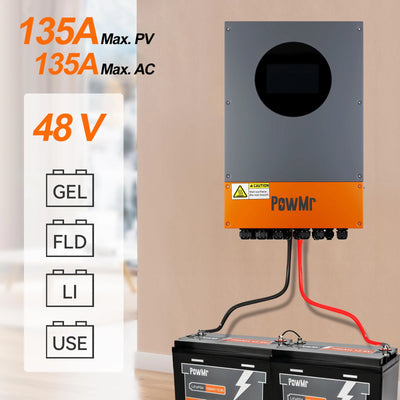 Onduleur Hybride Solaire 6,6 kW 48V IP66 - vue 3