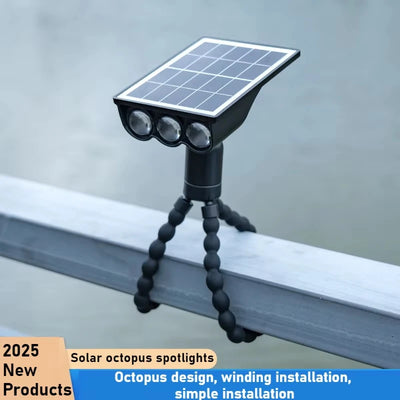 Spot Solaire Extérieur Flexible Étanche pour Jardin et Allée
