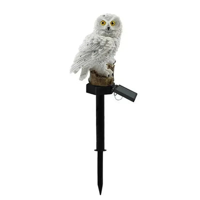 Lampe Solaire Hibou LED Étanche Décoration de Noël