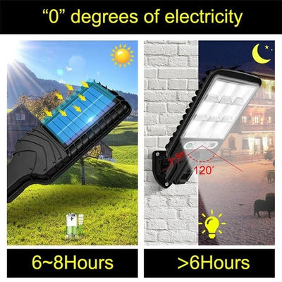 Lot de Lampes Solaires Extérieures Détecteur de Mouvement avec Télécommande