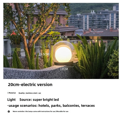 Applique Solaire Murale Lune Lumineuse de Jardin