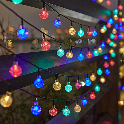 Guirlande Solaire Boules à Bulles Étanche Noël et Terrasse