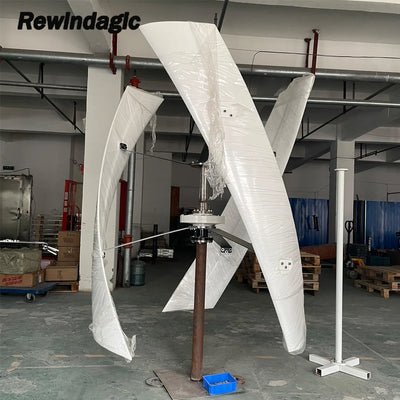 Éolienne Verticale Maglev 5 kW à 30 kW 3 Pales 24V à 220V