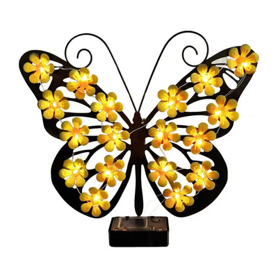 Lampe Solaire Hibou en Métal IP65 Décoration Murale