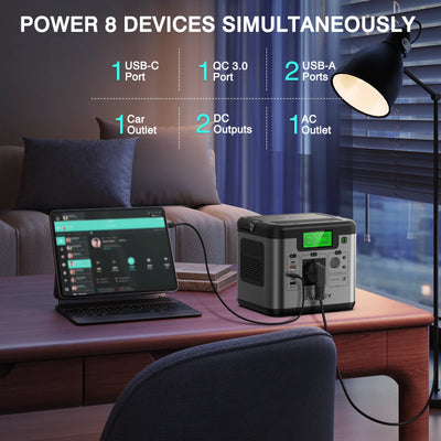 Générateur Solaire Portable 500W 518Wh - vue 2