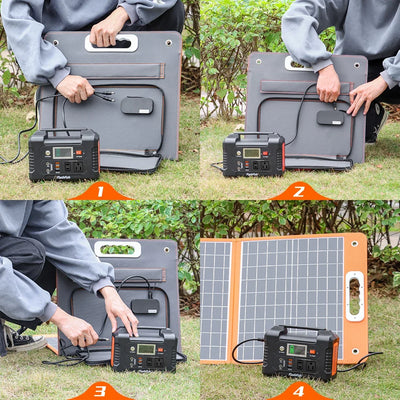 Générateur Solaire Portable 200W 151Wh - vue 5