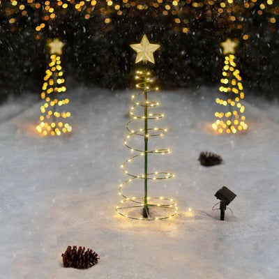 Guirlande Solaire LED Étanche Décoration d'Arbre de Noël