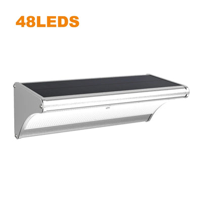 Projecteur Solaire LED Extérieur Capteur Mouvement Applique Murale Jardin