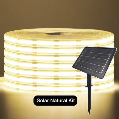 Ruban LED Solaire Extérieur COB 480 Diodes Étanche IP65