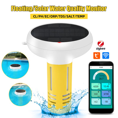 Testeur Solaire de Qualité d'Eau de Piscine 7 en 1