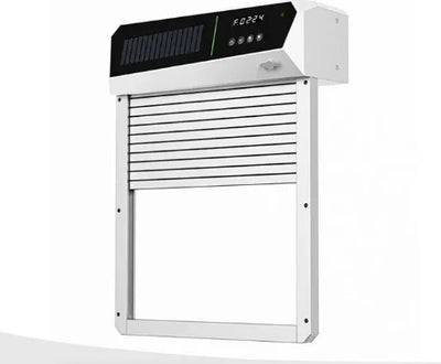 Porte Automatique de Poulailler Solaire Enroulable Détection de Lumière