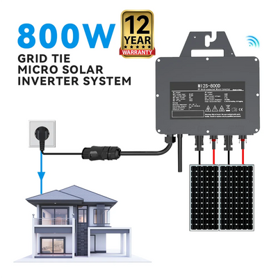 Micro-Onduleur Solaire 800W WiFi Étanche IP67