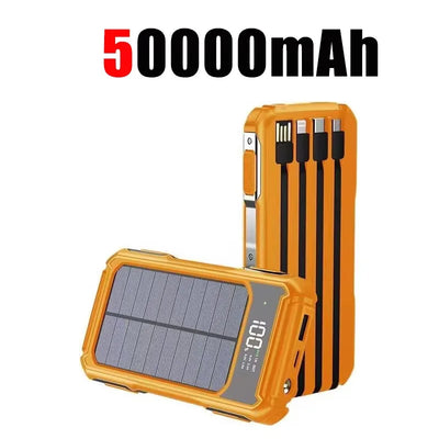Power Bank Solaire 200000mAh 4 en 1 Affichage