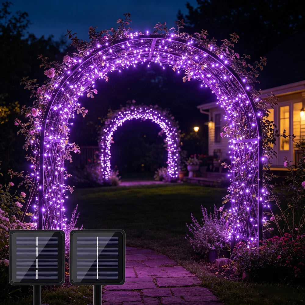 Guirlande Solaire LED Féerique Décoration de Noël