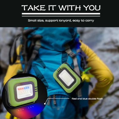 Lampe Solaire de Camping Portable Rechargeable