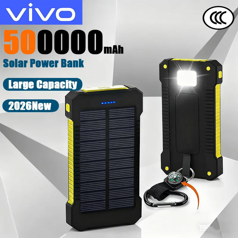 Power Bank Solaire 50000mAh Charge Rapide