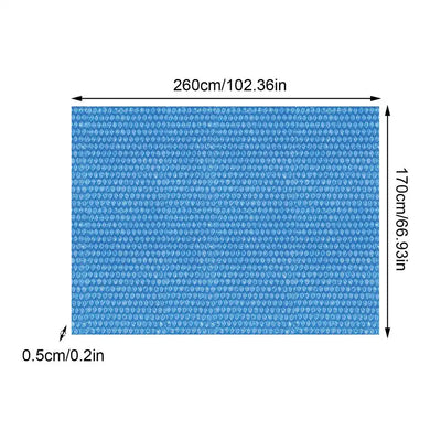 Bâche à Bulles Solaire Rectangulaire Chauffante pour Piscine