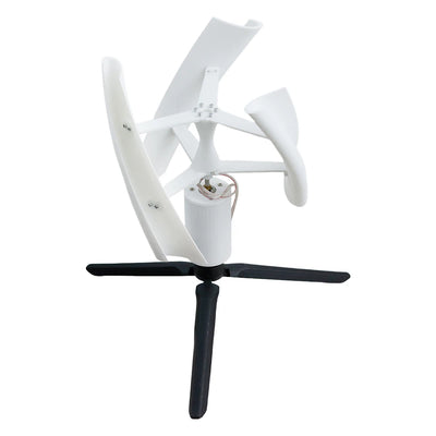 Micro Éolienne Verticale Hybride Éolien-Solaire Sans Balais