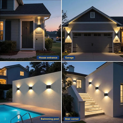 Applique Solaire Murale LED Détecteur Mouvement 3000K Porche