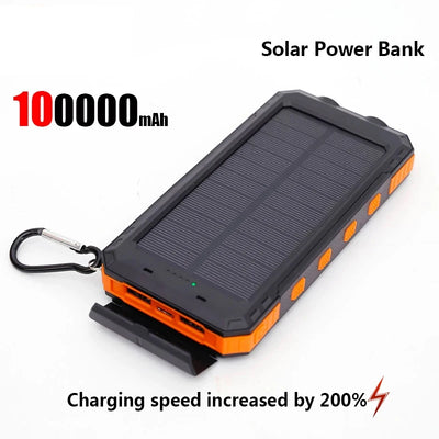 Chargeur Solaire 200000mAh Grande Capacité