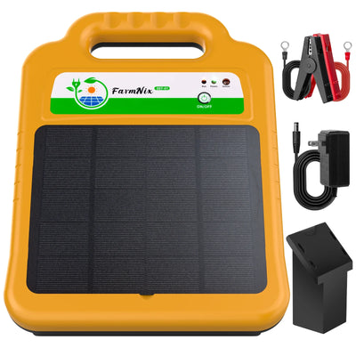 Électrificateur de Clôture Solaire 16 km 8 kV 0,2 J