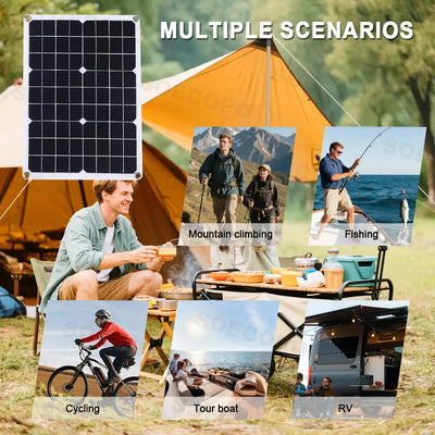 Kit Solaire Complet 10000W Panneaux 2x500W Onduleur – prises de sortie et bornes de connexion