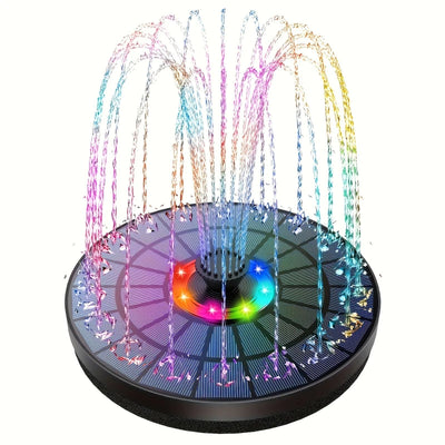 Pompe de Fontaine Solaire LED 5,5W avec Accumulateur Intégré