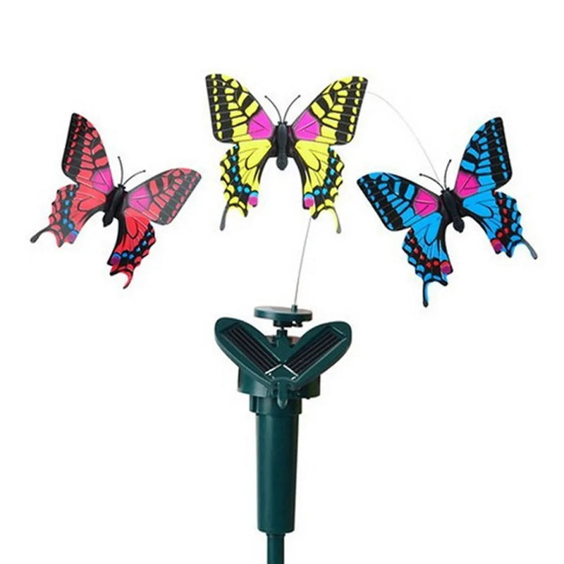 Papillon Solaire Volant Réaliste Étanche pour Jardin