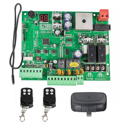 Carte de Commande Portail Battant Solaire 12V 24V