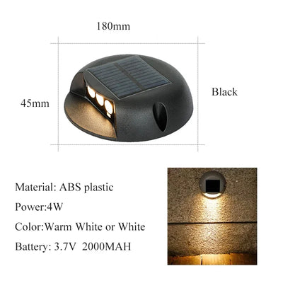 Lampe Solaire Escalier Extérieur Étanche IP65 – Set 3W/4W