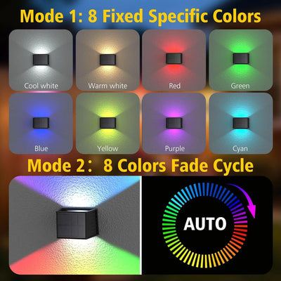 Lampe Solaire RGB Extérieure 8 Couleurs - vue 3