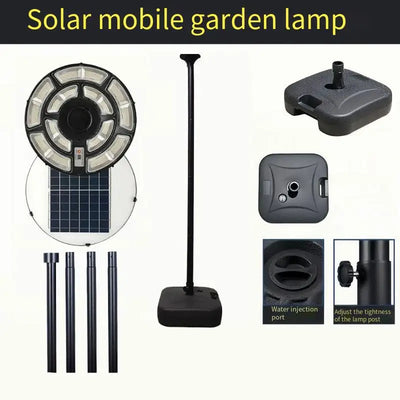 Lampadaire Solaire Détecteur de Mouvement Extérieur