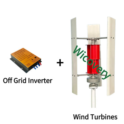 Éolienne Verticale Maglev 5 kW à 10 kW 220V Faible Bruit