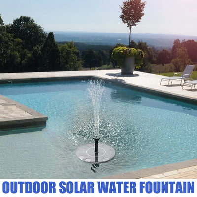 Fontaine Solaire Flottante 1 W pour Bassin de Jardin